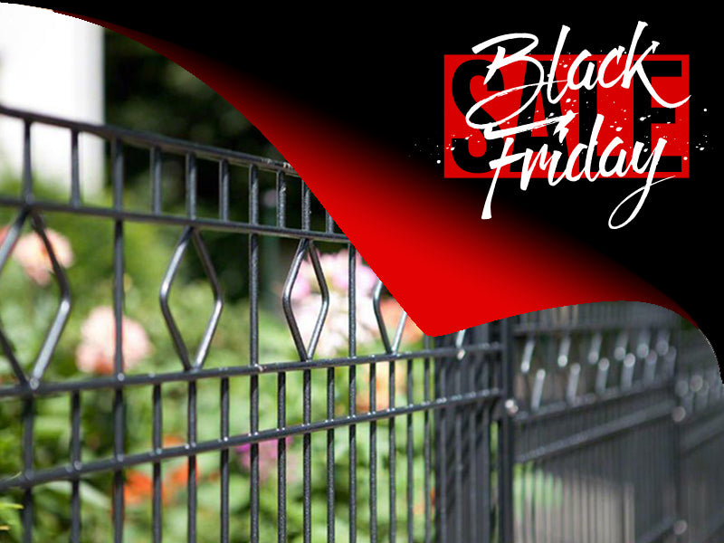 Komplettpaket 17,5 m Schmuckzaun Barcelona inkl. Pfosten Typ A