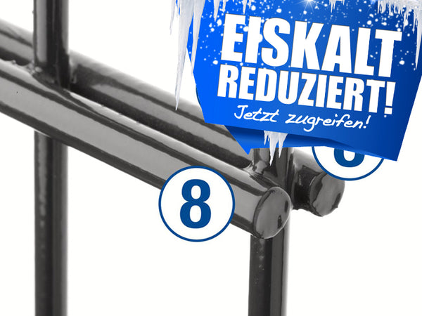 Winter Special Paket #4: Doppelstabzaun inkl. Pfosten & Zubehör - Länge 30 m