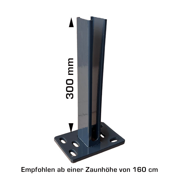 Fußplatte Pfosten "Lang"